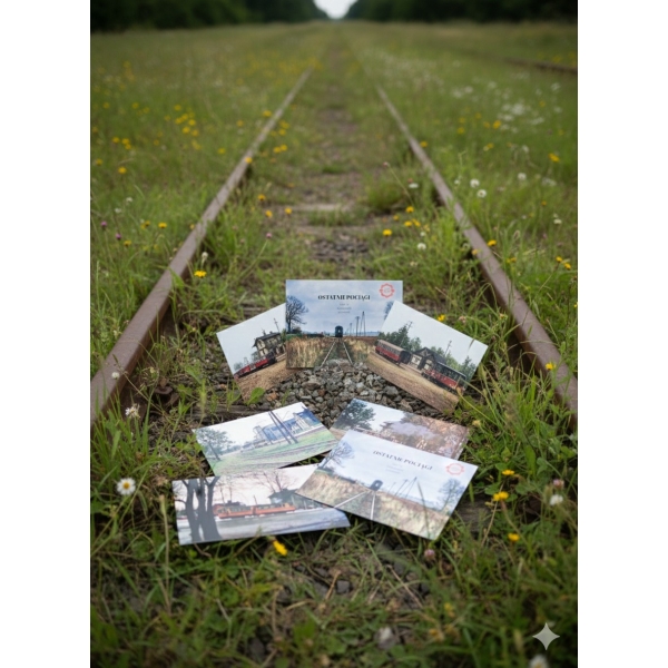 Album fotograficzny ,,Ostatnie Pociągi'' Ponad 700 Zdjęć + Zestaw Pocztówek